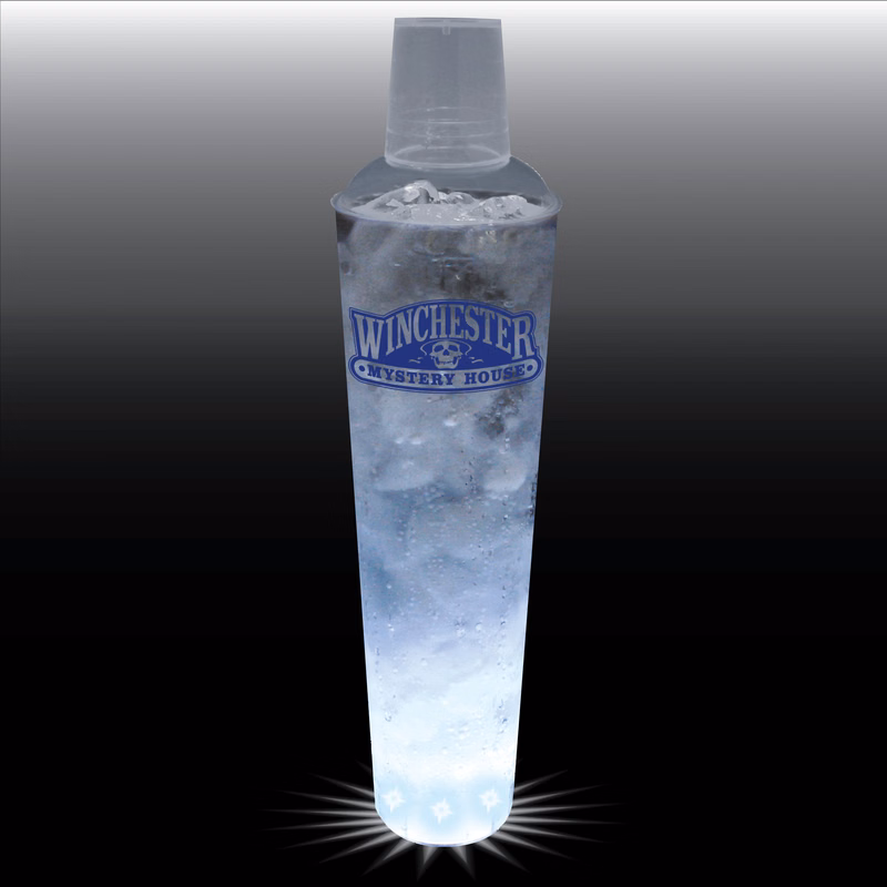 32oz 5-Light 3 Piece Large Volume Plastic Cocktail Shaker