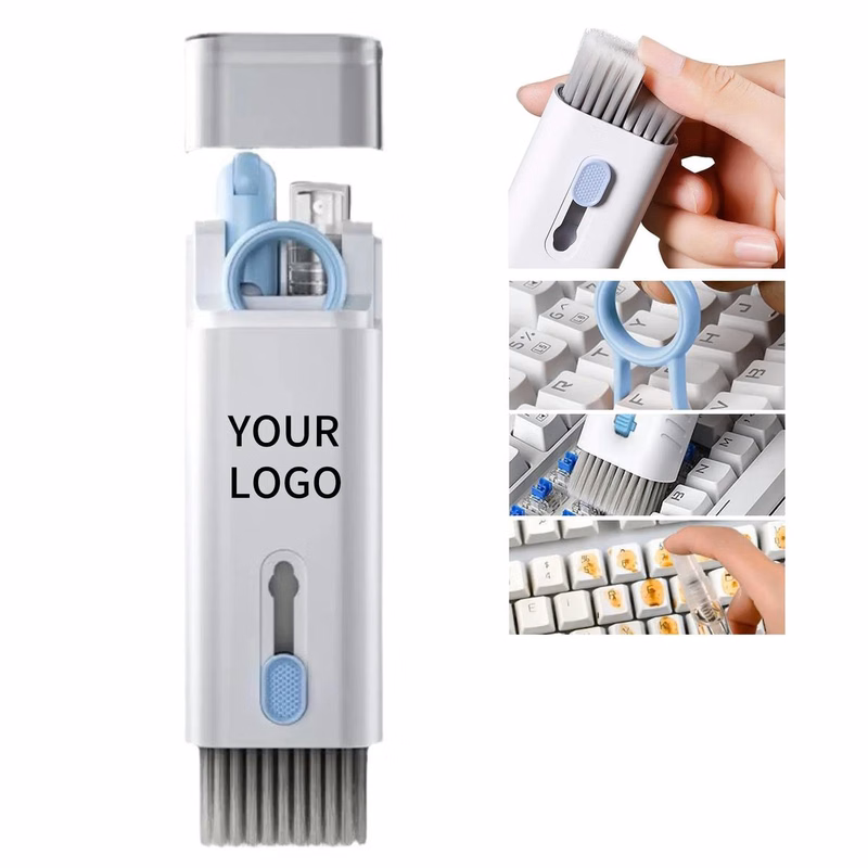 Compact ABS Cleaning Kit with Brushes and Tools