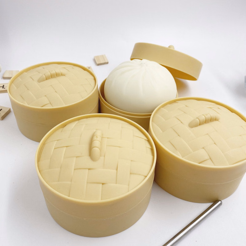 Squeezing Simulation Big Bun Toy