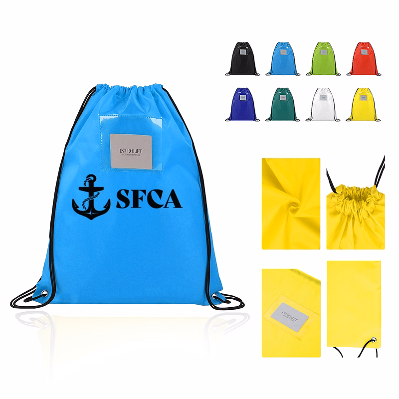 14" x 17" Custom Drawstring Backpack