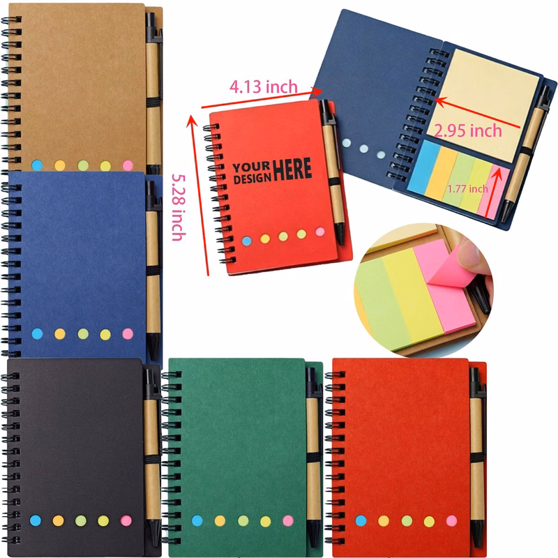 Notebook & Memo Pad Stationery Set