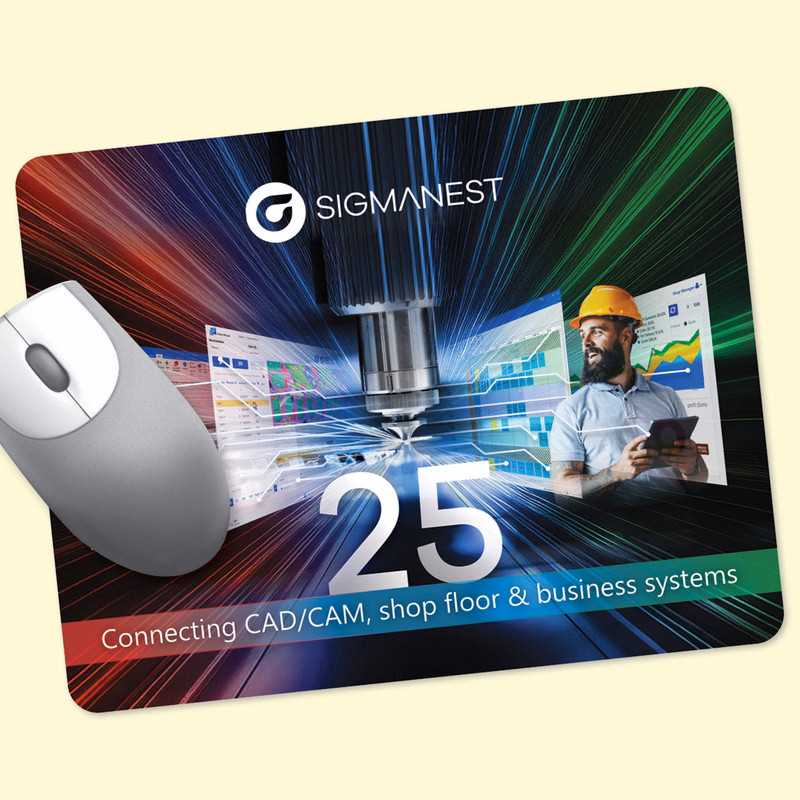 Vynex Heavy Duty 7"x9"x1/8" Hard Surface Mouse Pad
