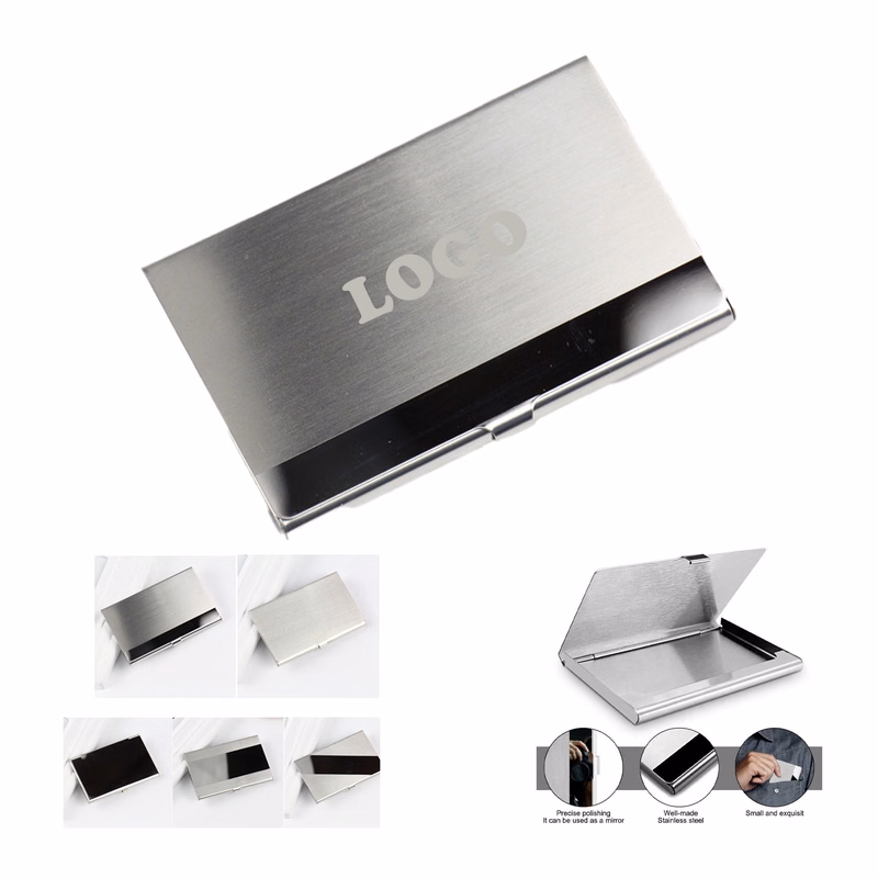 MOQ 10 pcs Stainless Steel Card Holder