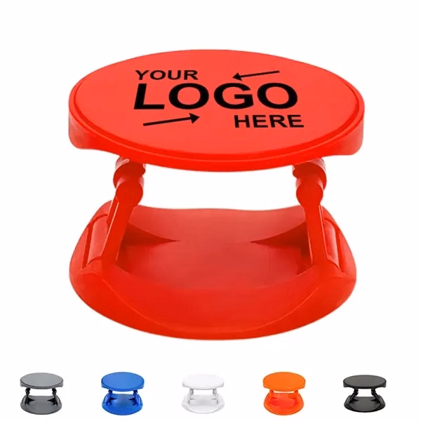 Custom Foldable Phone Grip Socket — Compact Adhesive Smartphone Stand Accessory
