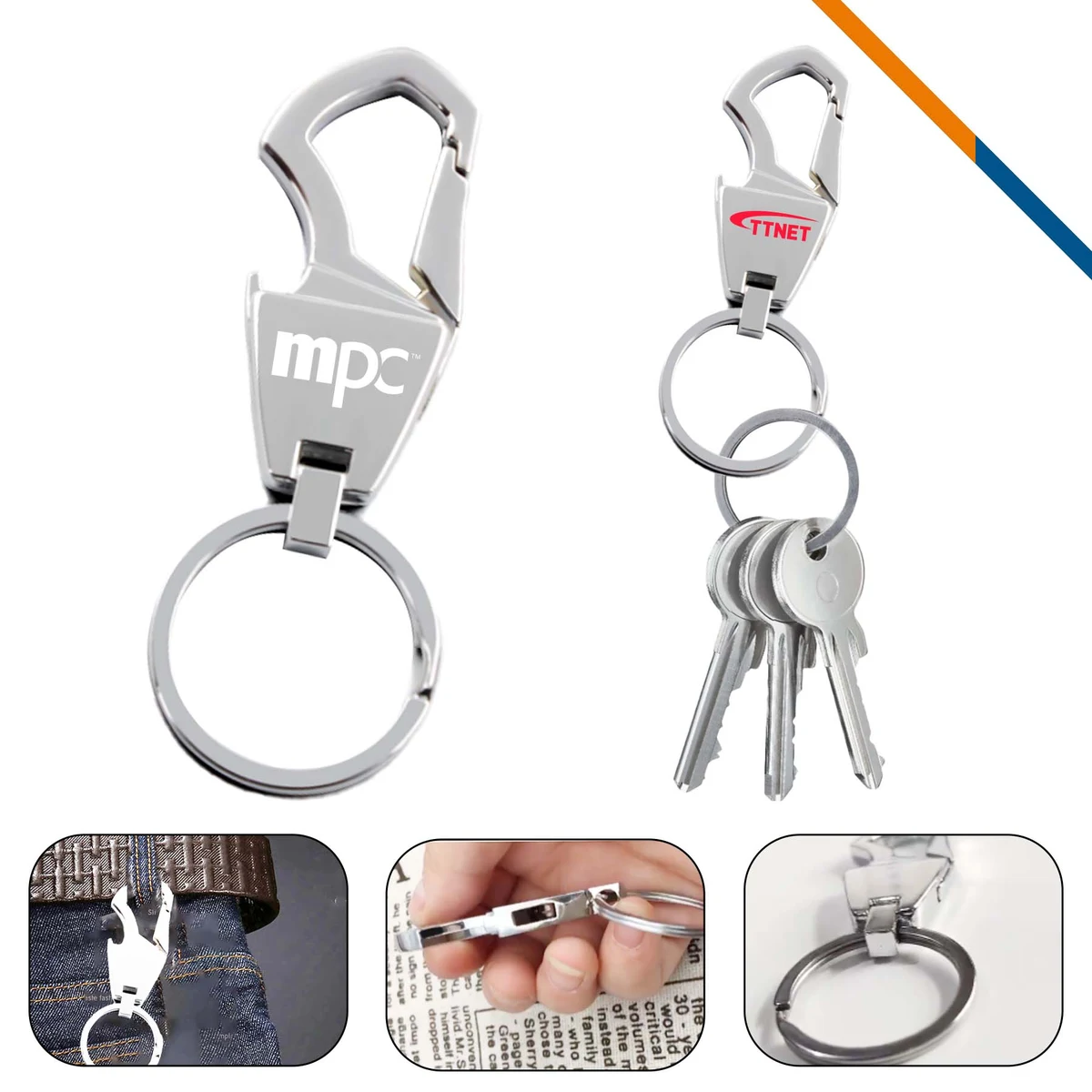 Leshop 2in1 Metal Keychain 1