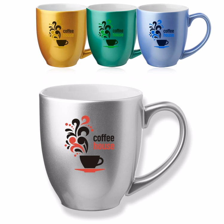 16 oz. Metallic Bistro Coffee Mug