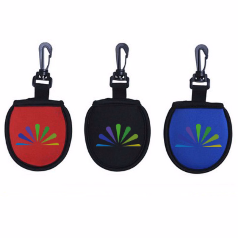 Golf Ball Cleaner Pouch with Clip