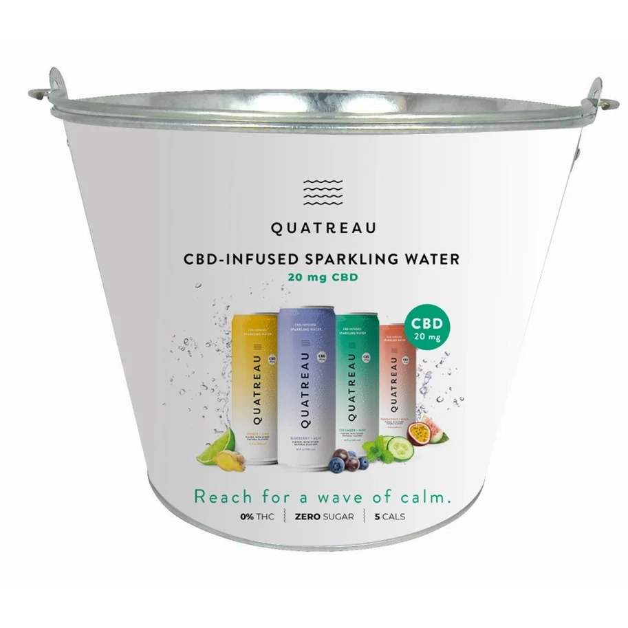 5 Qt Metal Ice Bucket W One Opener 1