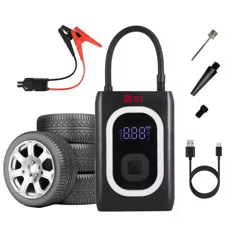 Emergency Car Jump Starter with Air Compressor 1