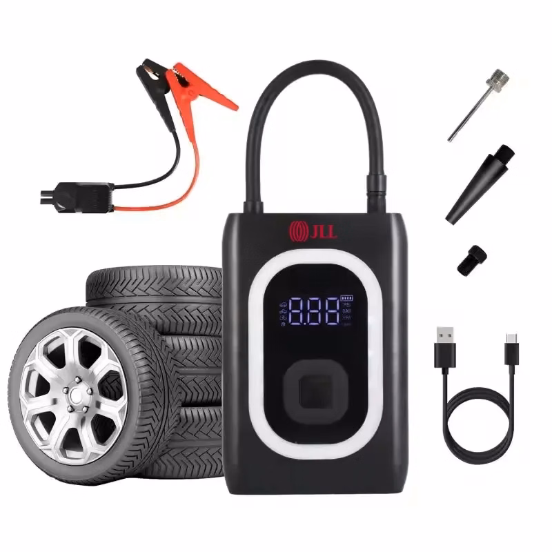 Emergency Car Jump Starter with Air Compressor