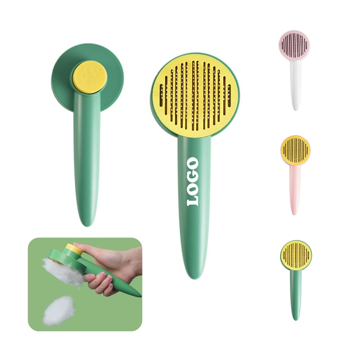 Pet Grooming Brush Self Cleaning 1