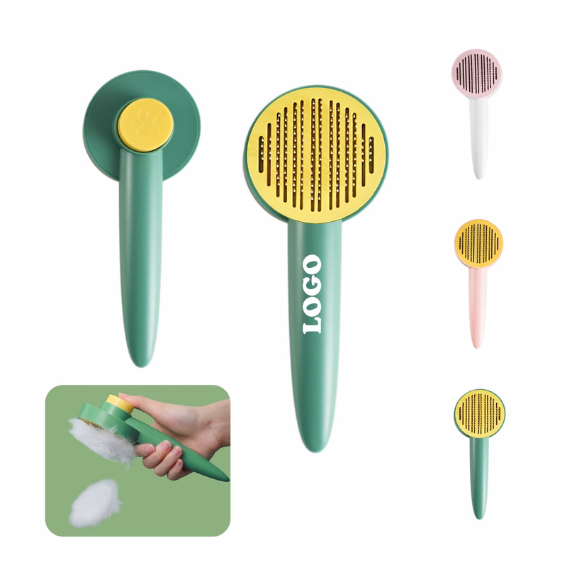 Pet Grooming Brush Self Cleaning