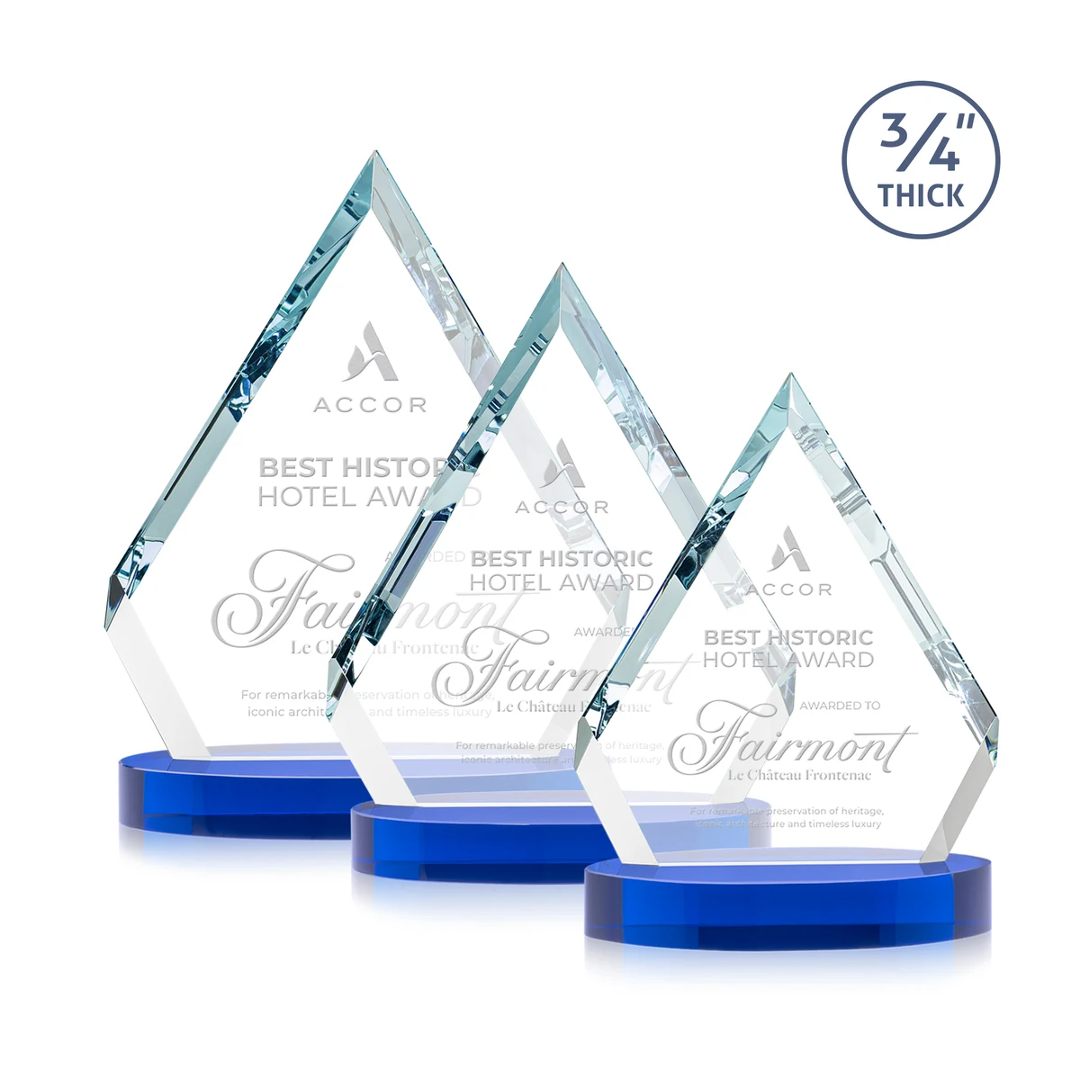Apex Award on Alberton Base - Blue 1