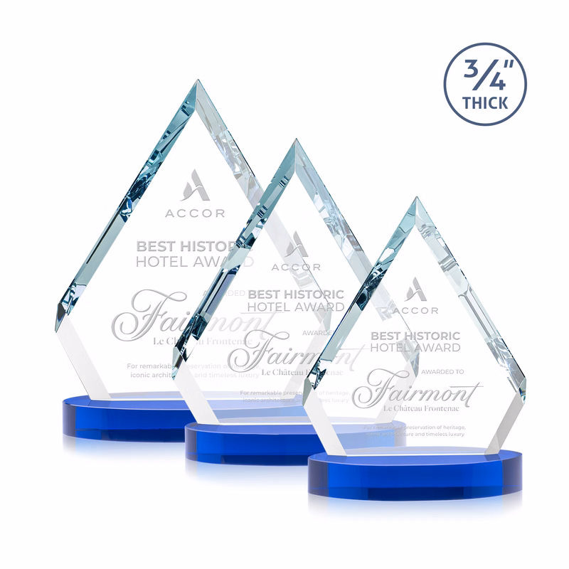 Apex Award on Alberton Base - Blue
