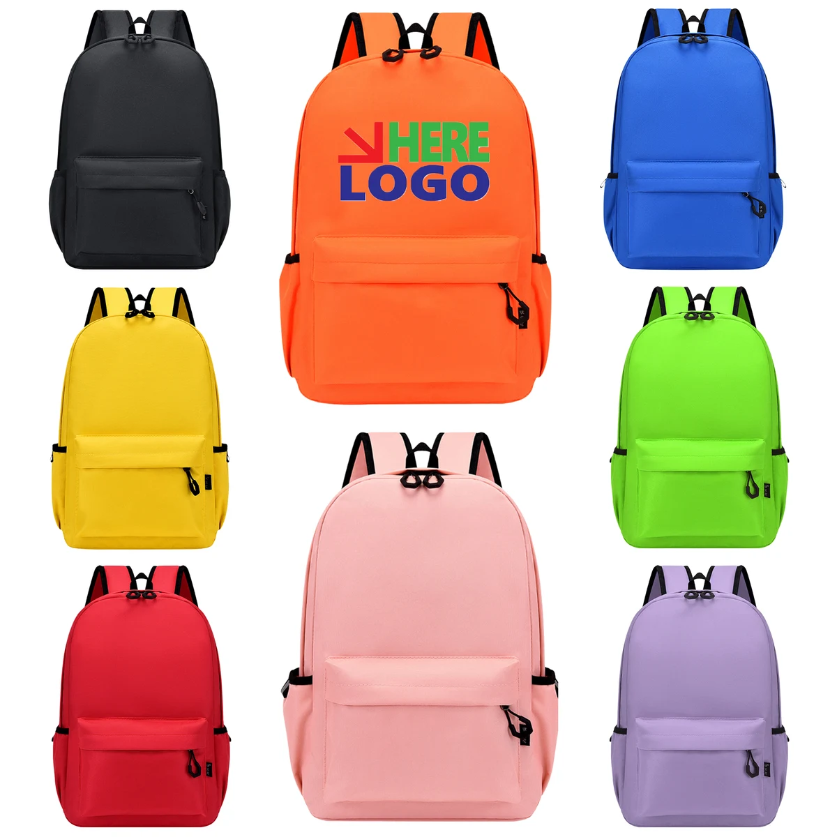 Classic Student School Backpack With Front Pocket 1
