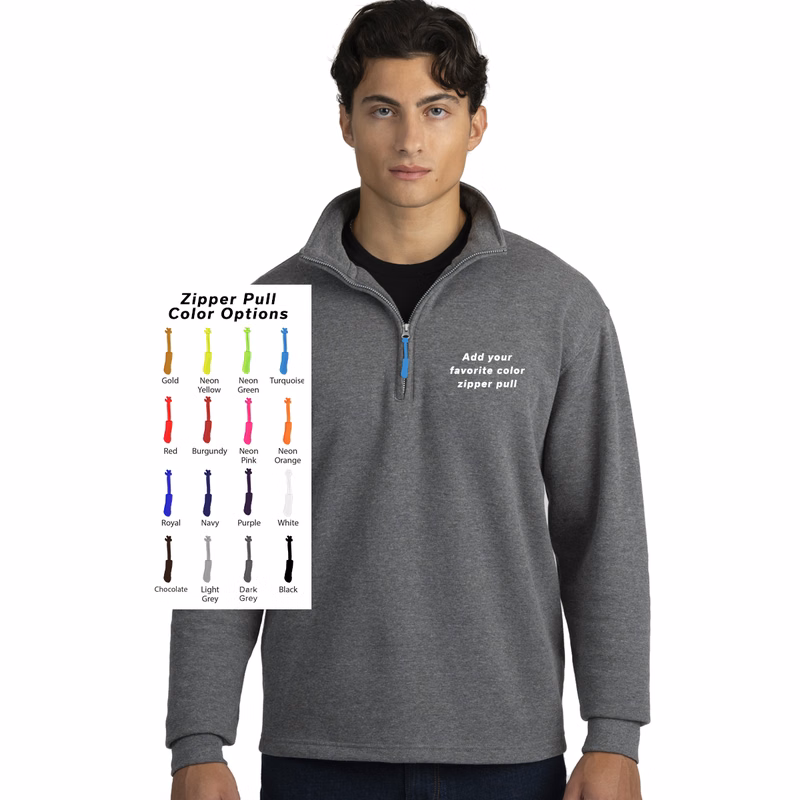 Custom Zipper Pull 1/4 Zip Pullover
