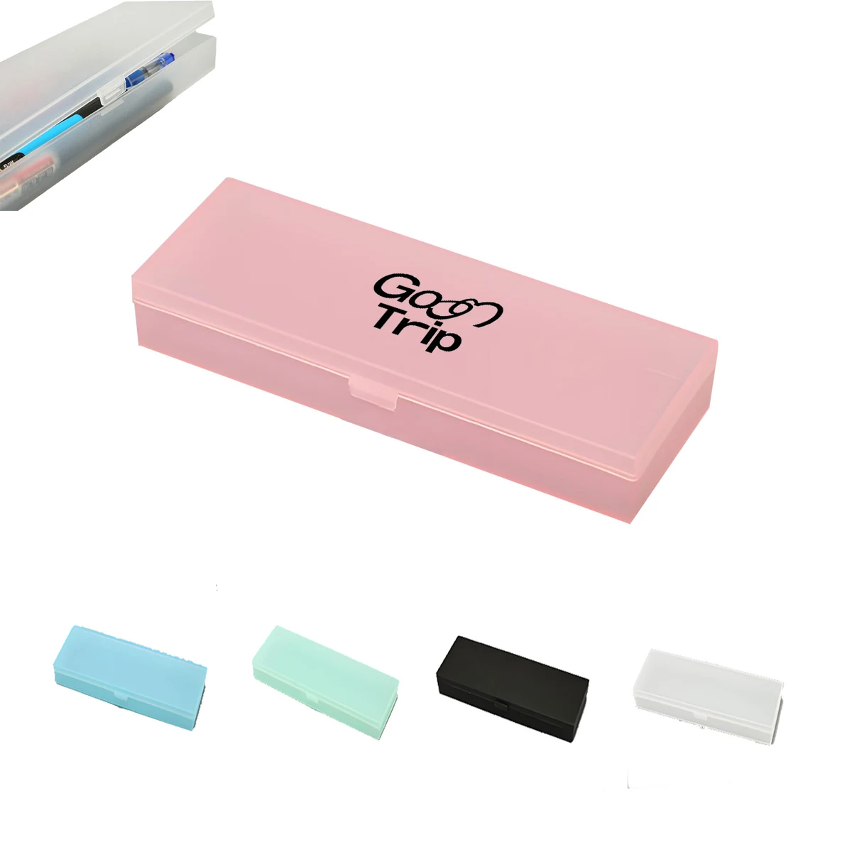 Transparent Plastic Pencil Case 1
