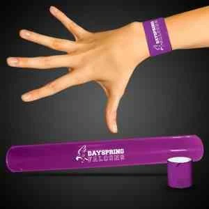 Purple 8 3/4" Slap Bracelet 1