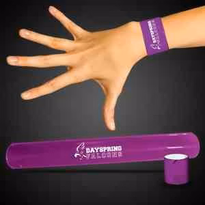 Purple 8 3/4" Slap Bracelet