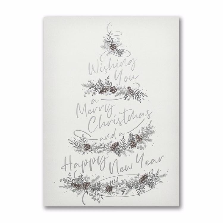 Merry Wishes Christmas Folder