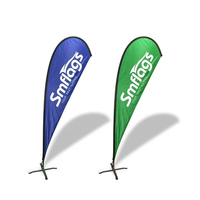 Teardrop Beach Flag Banner 1