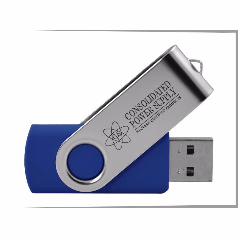 Swivel USB Thumb Drive - 8 GB