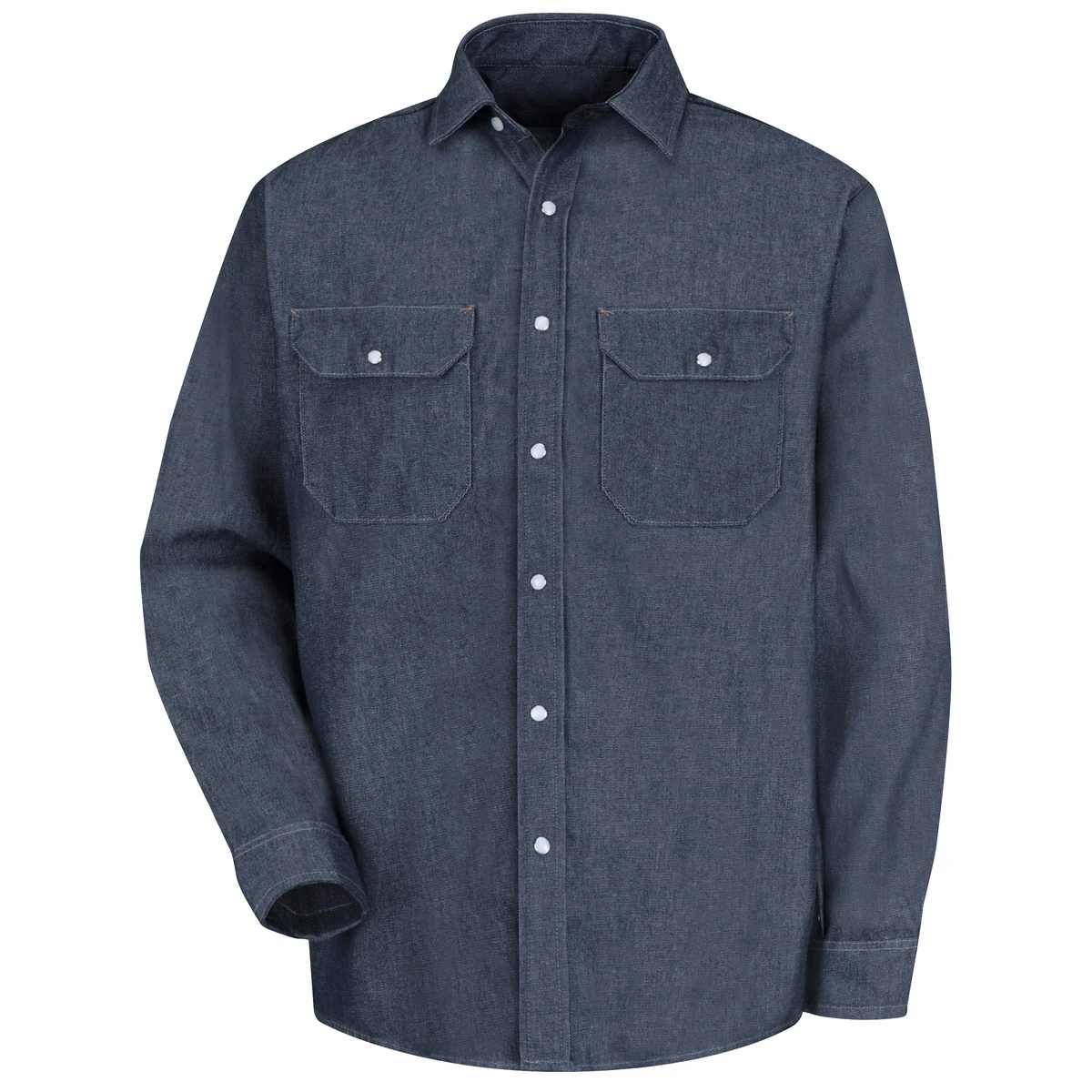 Red Kap® Men's Long Sleeve Deluxe Denim Shirt 1