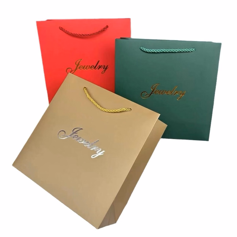 Foldable Laminated Paper Gift Bags