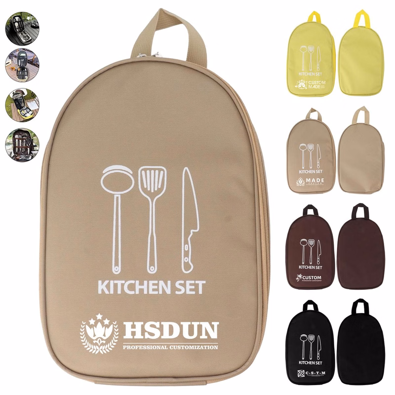Outdoor Picnic 9-In-1 Kitchen Utensil Storage Bag