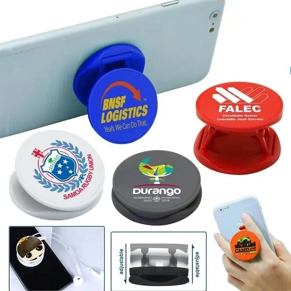 Customised round Foldable Phone Grip and Stand 1