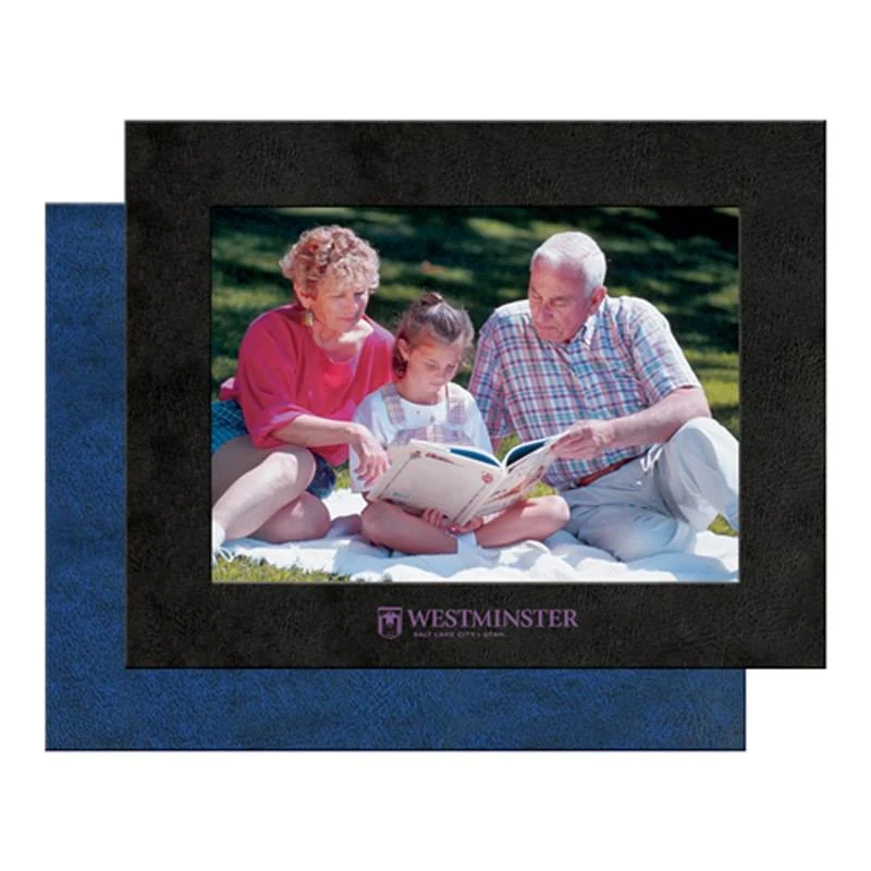 4" X 6" Leatherette Photo Frame with Custom Imprint 1