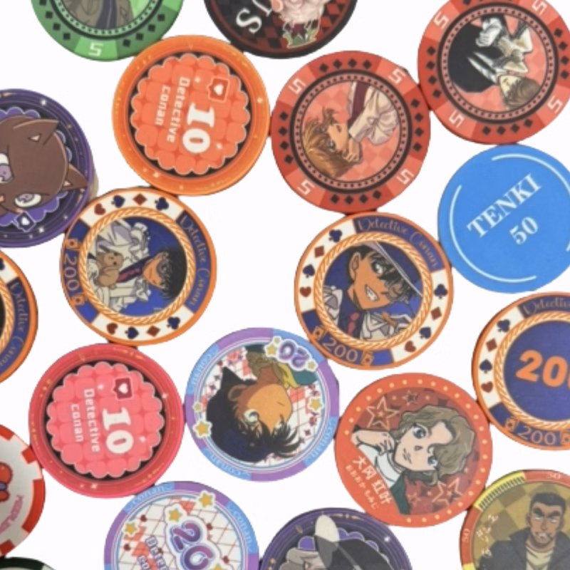 Full Color Poker Chip Double Sided Logo