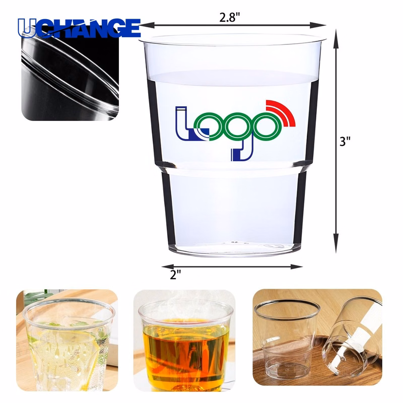 Clear Disposable Plastic Cup Container (6 OZ)