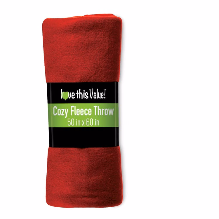 Fleece Blankets - Red 50" x 60"