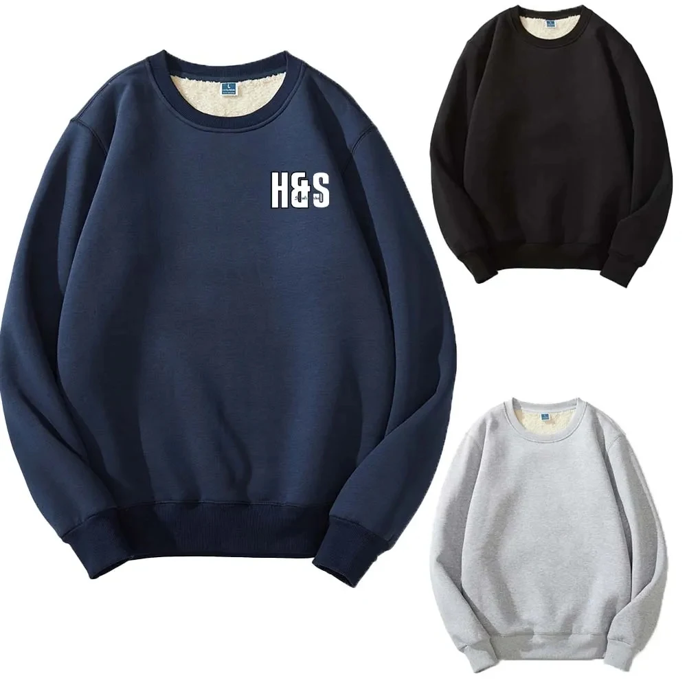 Fleece Thickened Pullover Hoodie, custom hoodie or sweatshirt with logo imprint 1