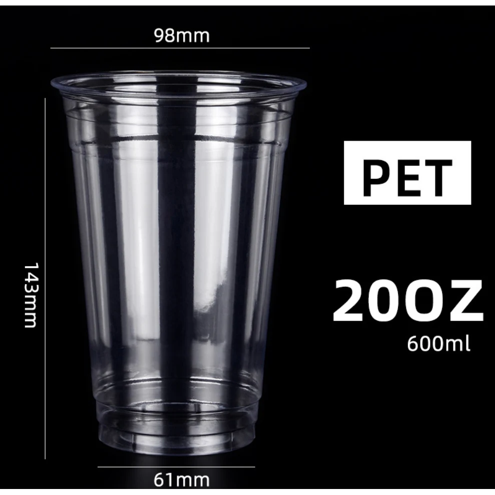 20OZ Clear Plastic Cup 1