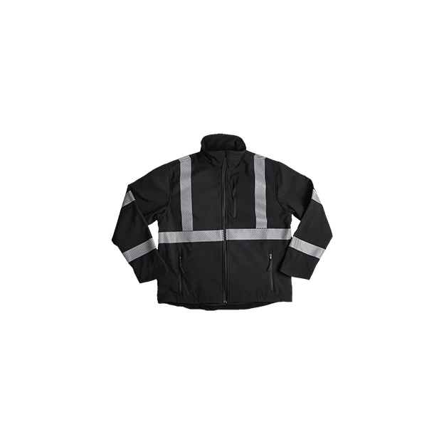 Xtreme-Flex Soft Shell Segmented Reflective Tape Jacket 1
