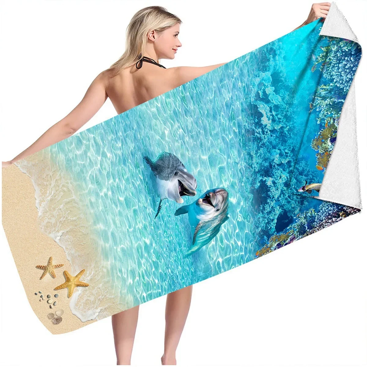 Sublimation Oversized Beach Towel 1