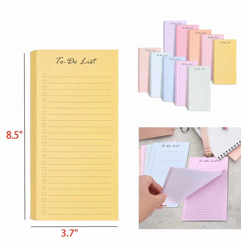 Customized Skinny To Do List Notepad