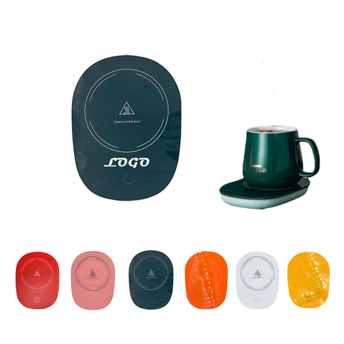 55 Degree Constant Temperature Heating Coaster 1
