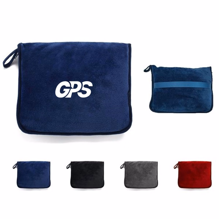 2 In1 Pillow Airplane Blanket