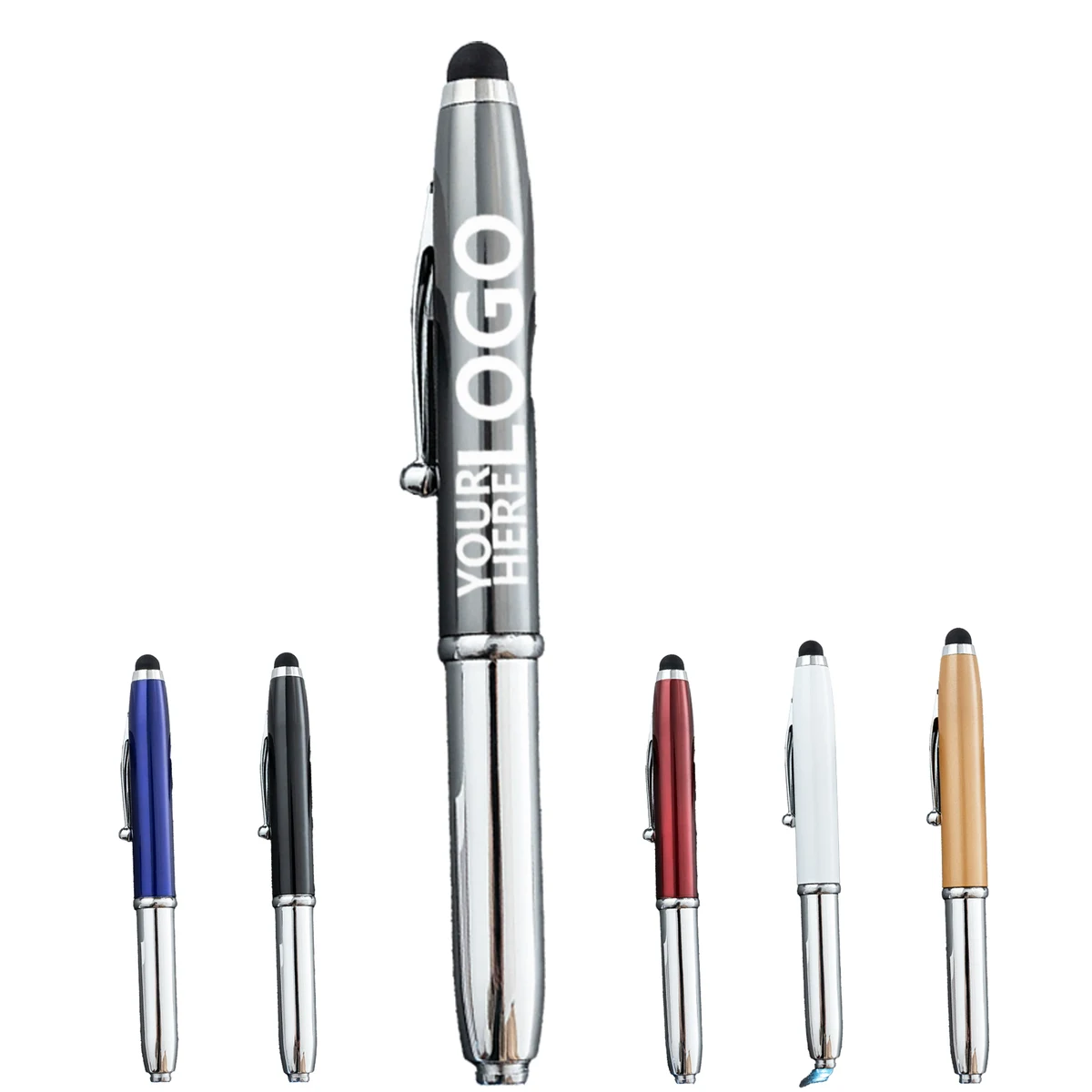 Multi-functional Metal LED Pen 1