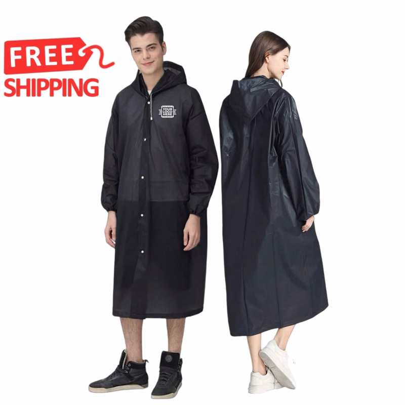 EVA Reusable Rain Poncho Waterproof Outdoor Gear