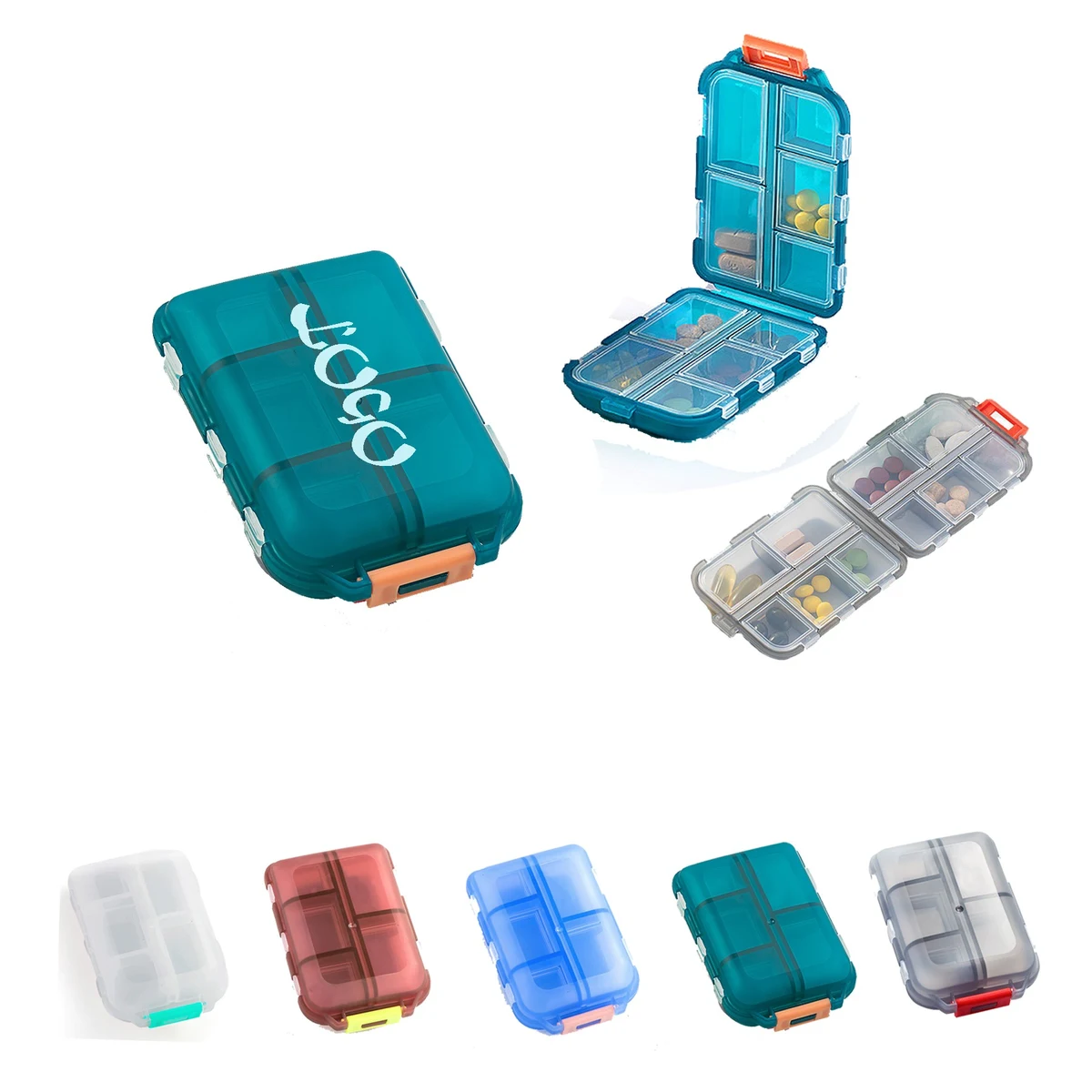 Compact Folding Pill Box 1