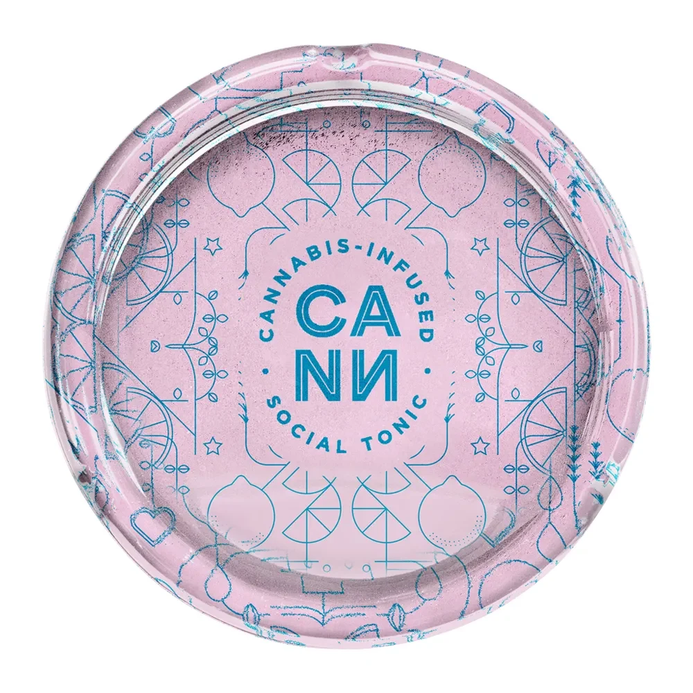 Round Plastic Ash Tray 1