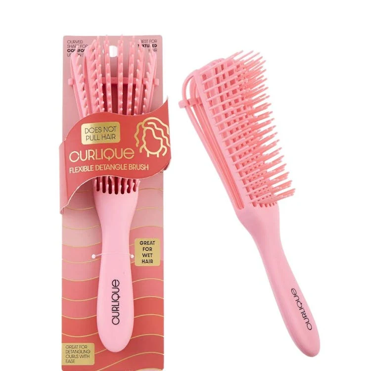 Flexible Detangling Brush - Pink 1