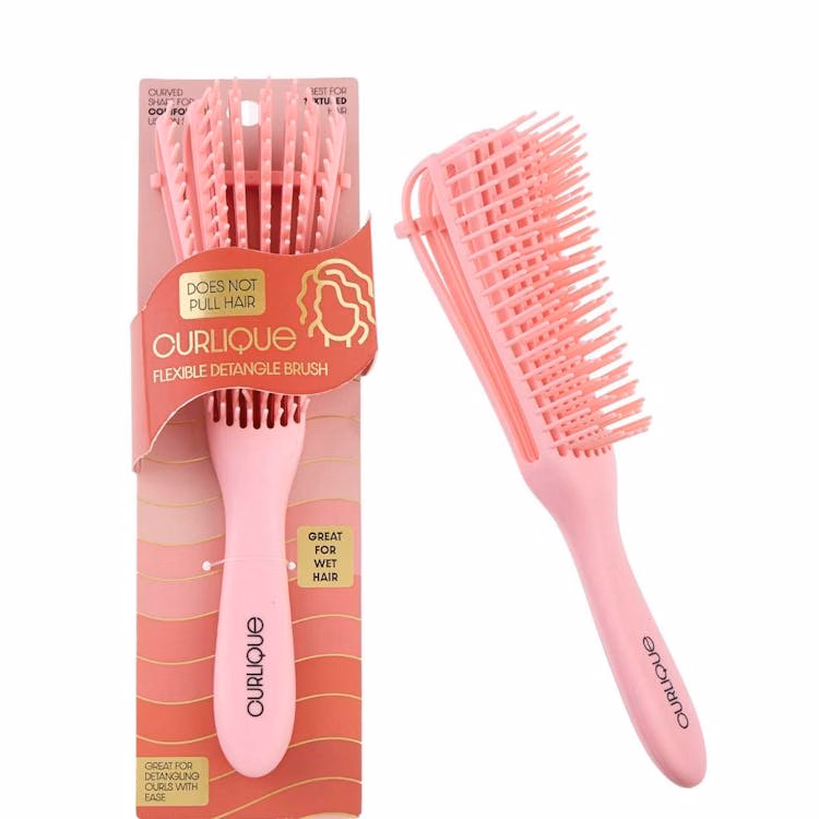 Flexible Detangling Brush - Pink