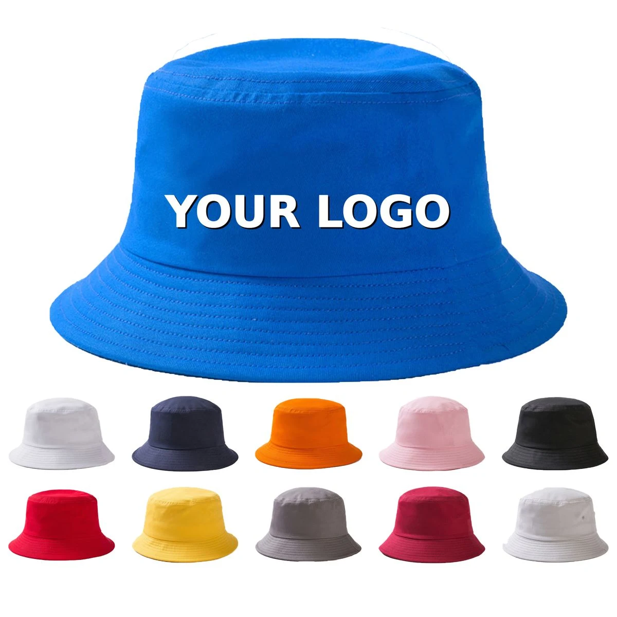 Cotton Bucket Hat With Wide Brim 1