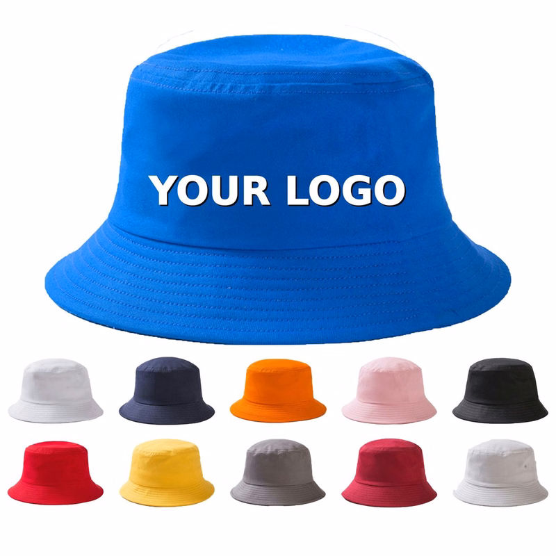 Cotton Bucket Hat With Wide Brim
