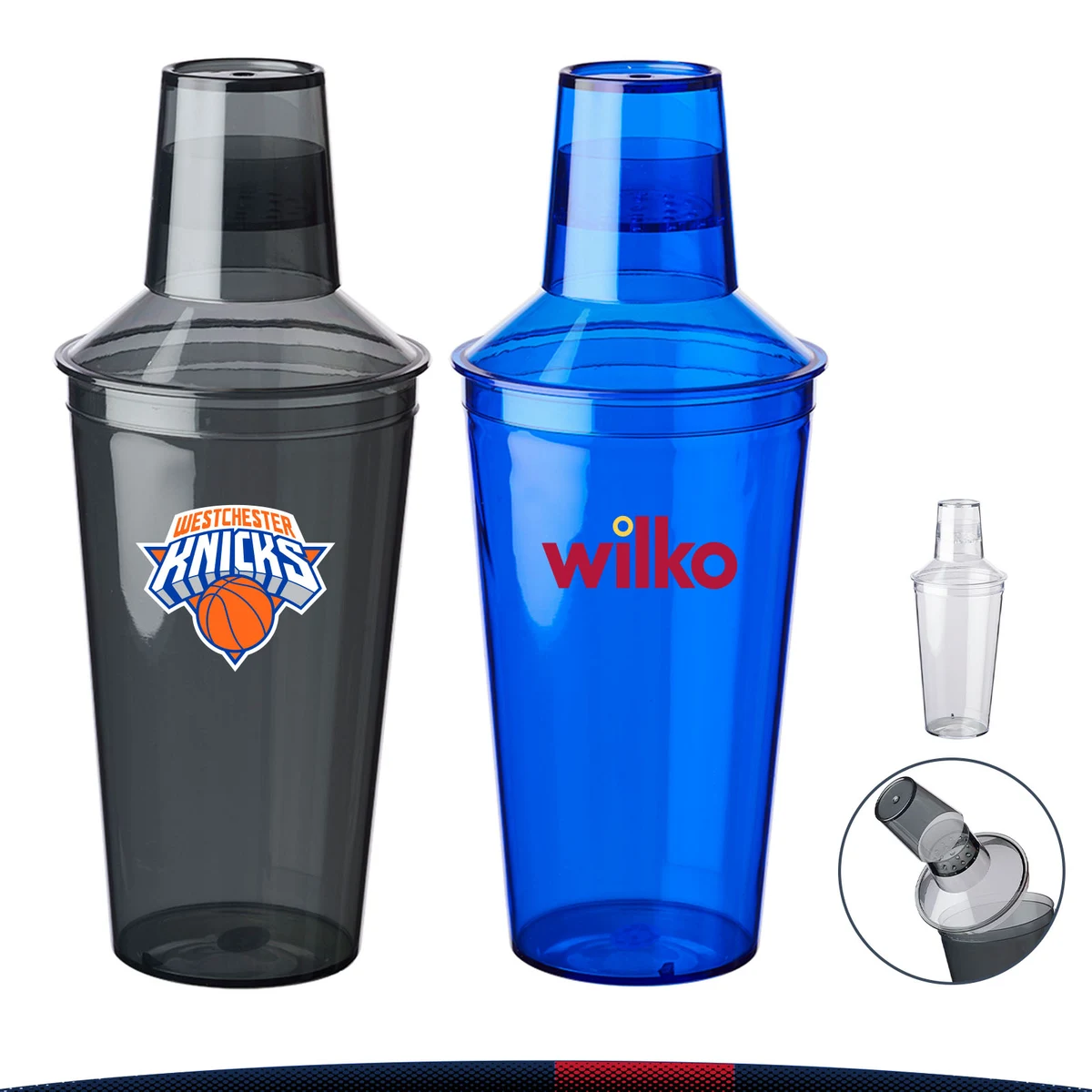 17 oz. portable Plastic Cocktail Shaker 1